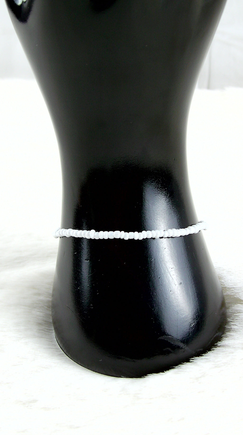 Witte kralen armband klein