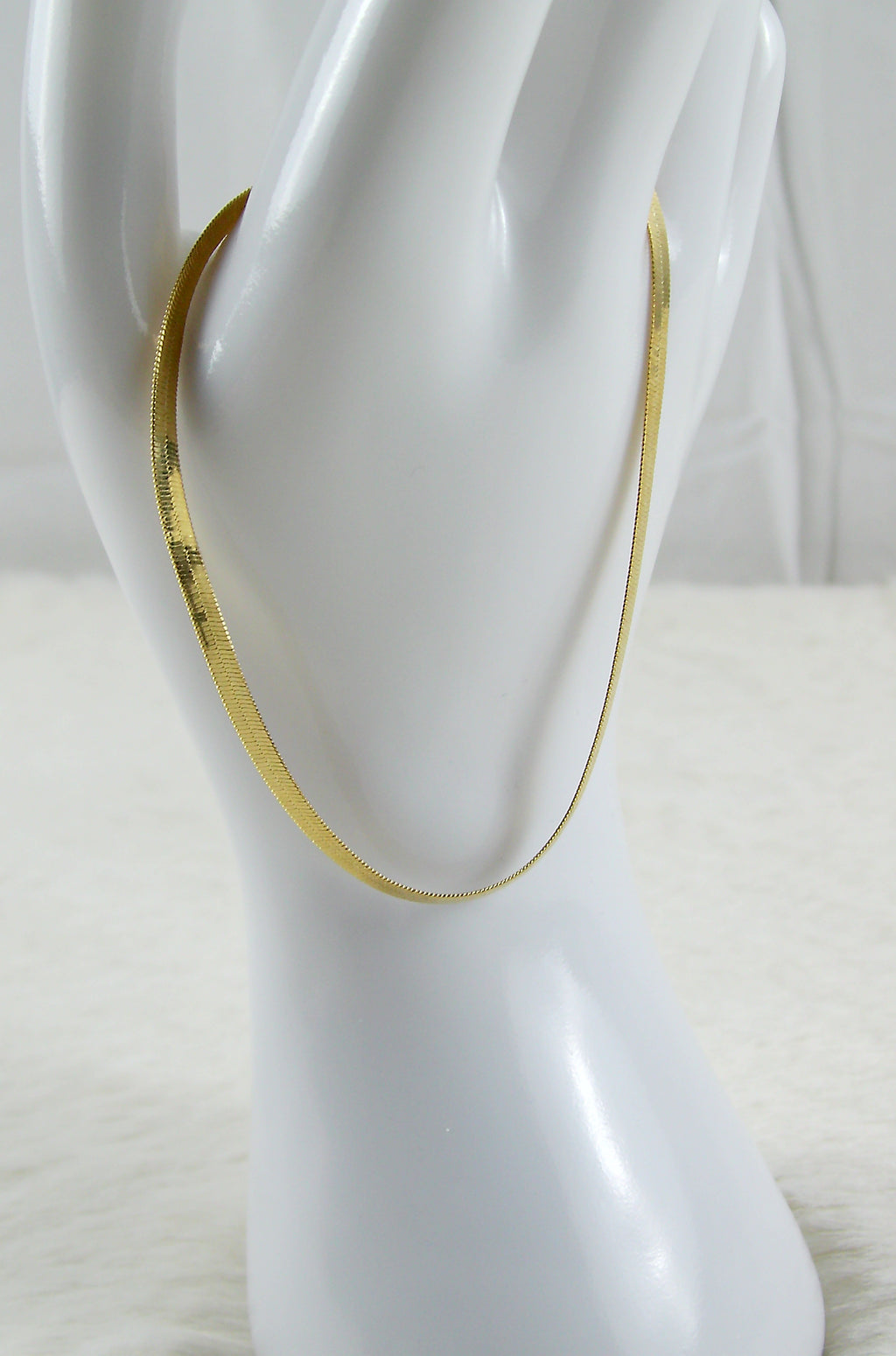Basic platte gouden armband