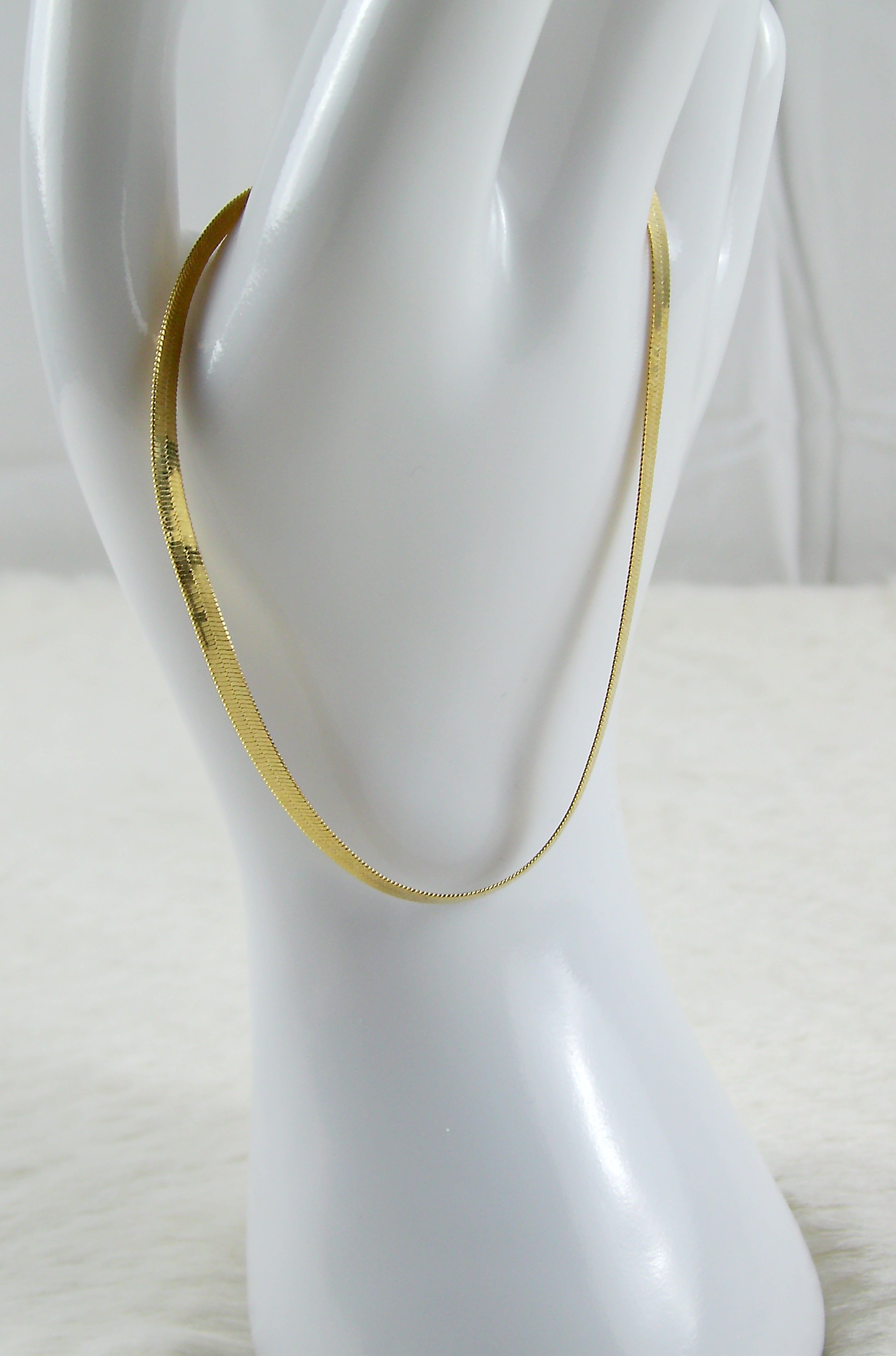 Basic platte gouden armband