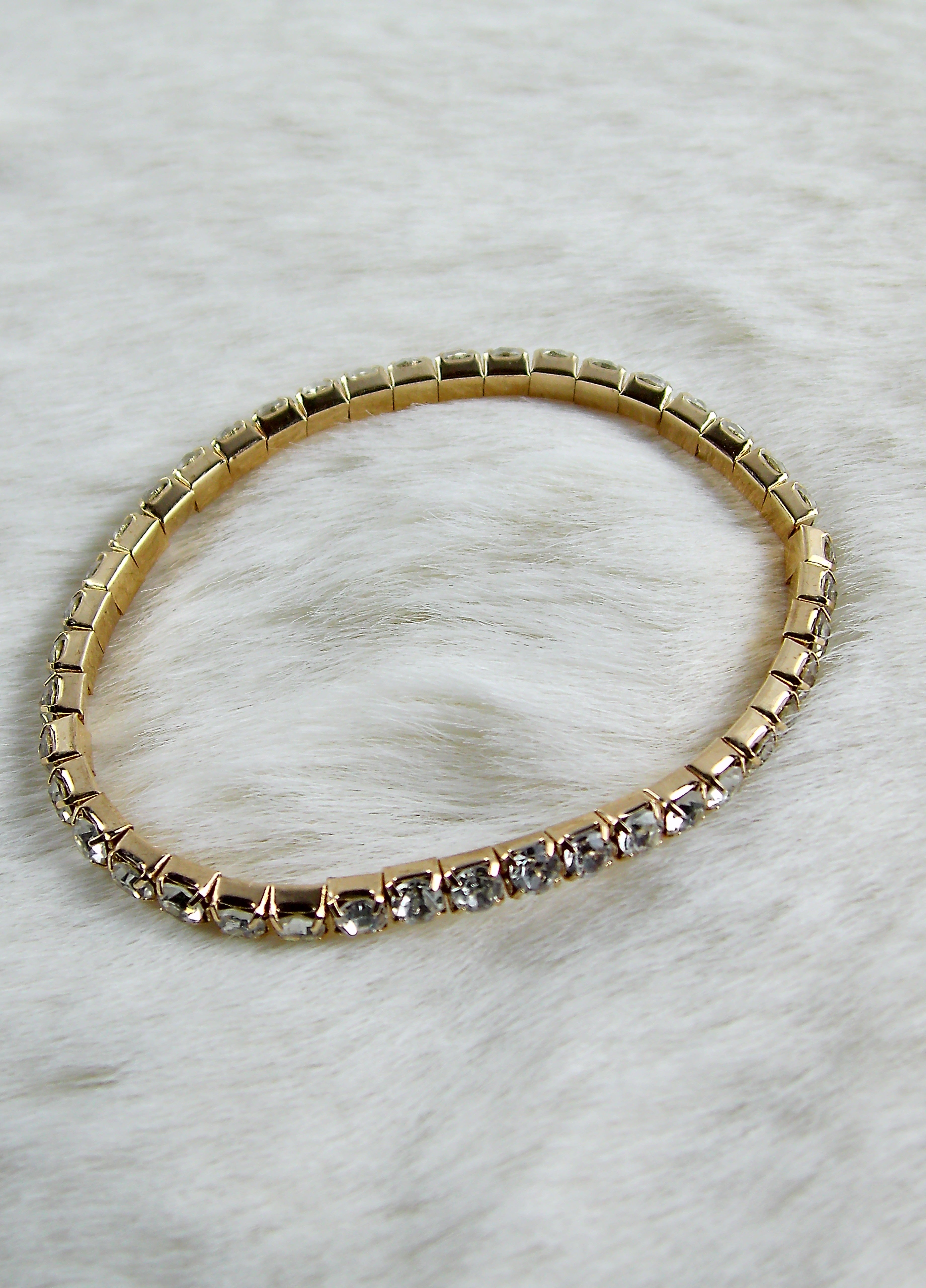 Diamanten armband goud