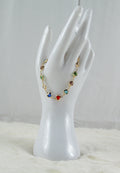 Gouden multicolor armband met hartje