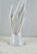 Goud rond ovale armband