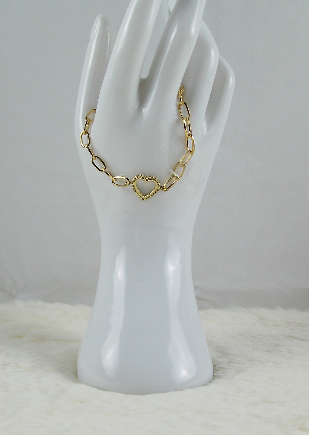 Gouden armband met hartje