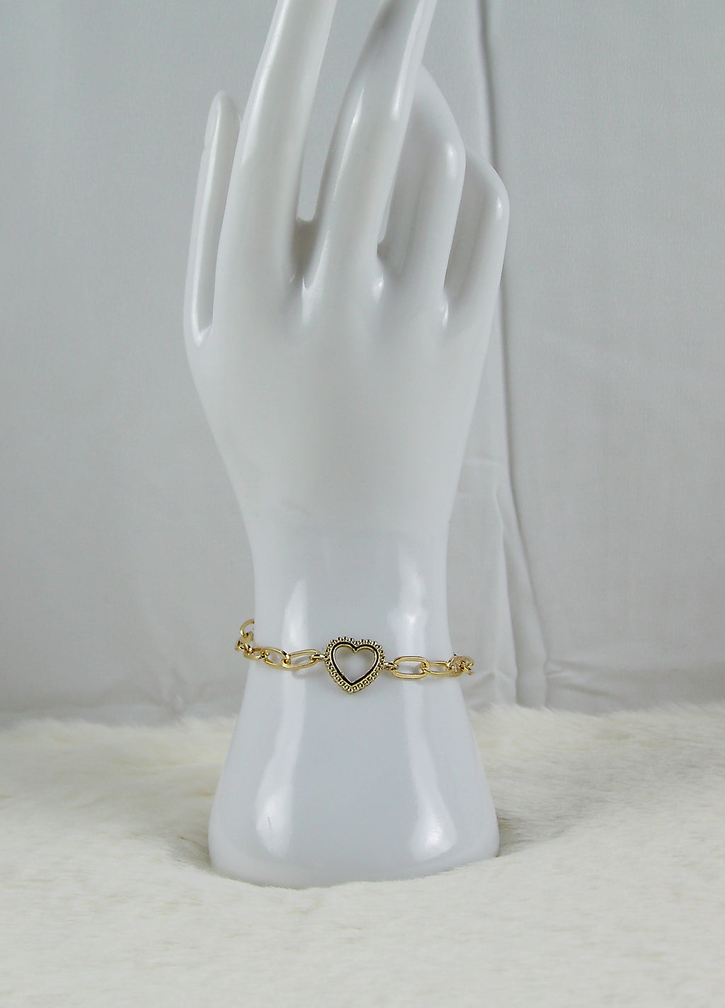 Gouden armband met hartje