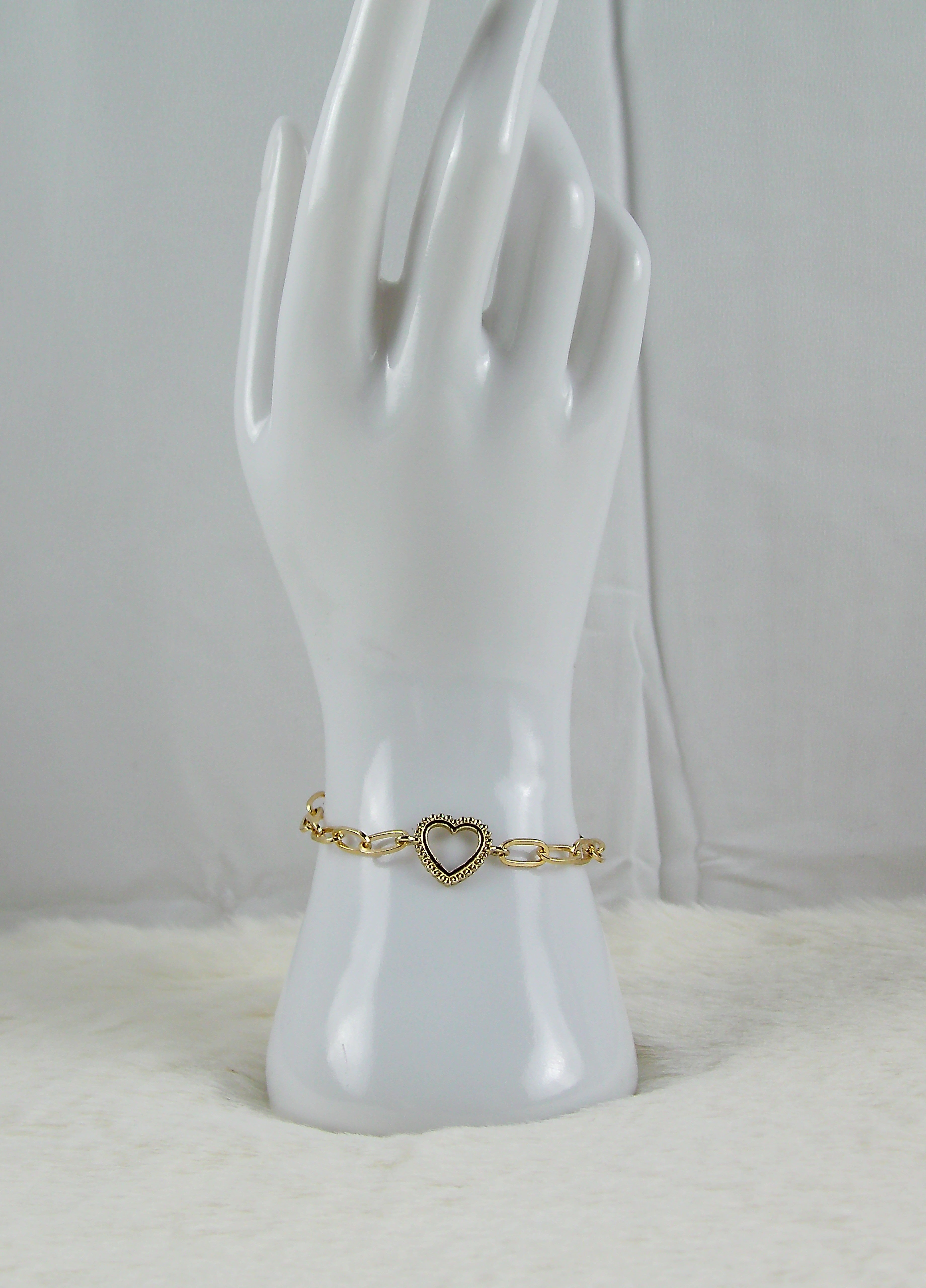 Gouden armband met hartje