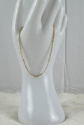Gouden mini diamantjes armband