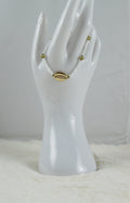 Witte zee armband met schelp