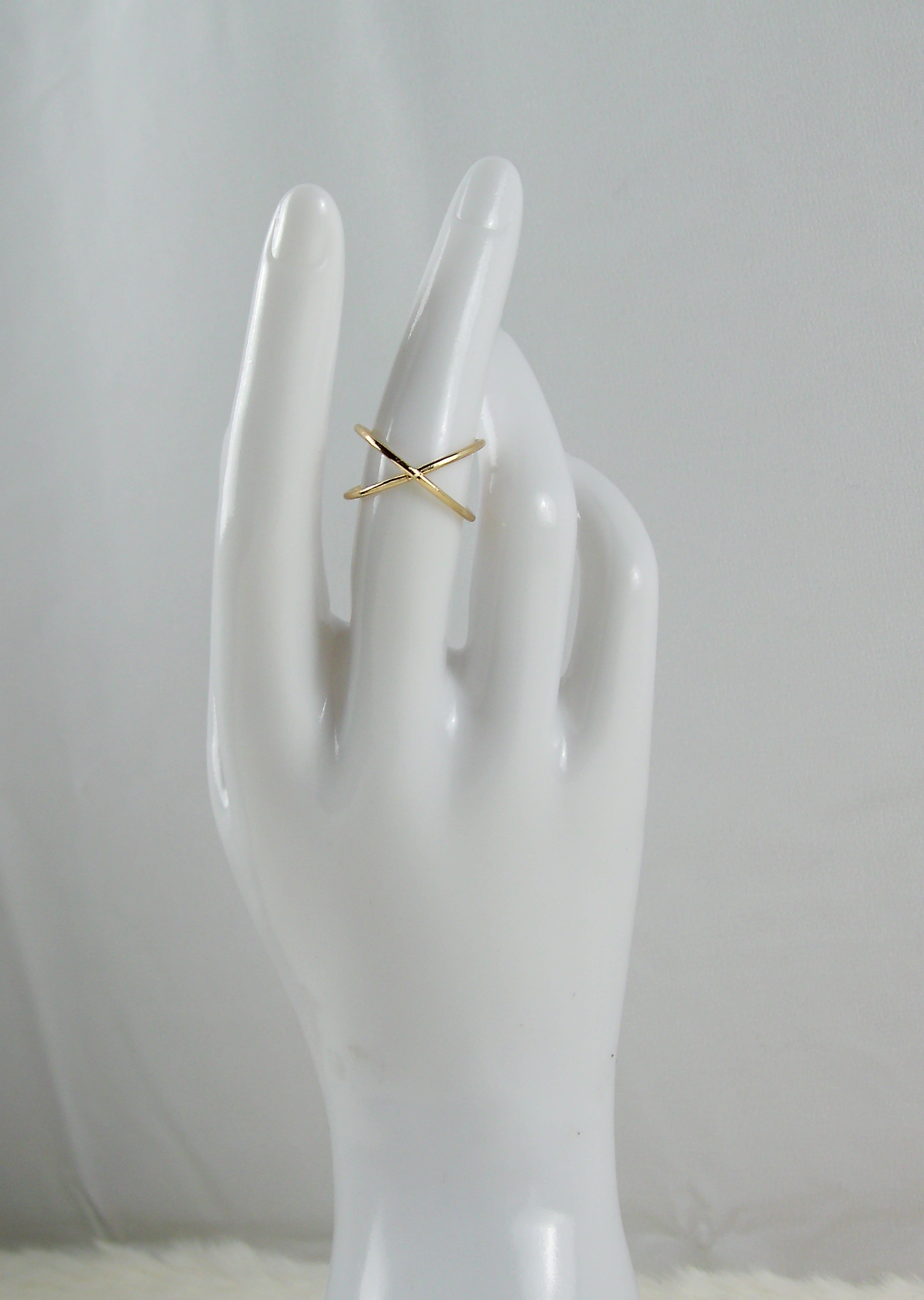 Infinity ring goud