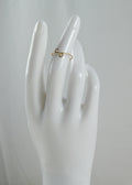Infinity bedel ring goud