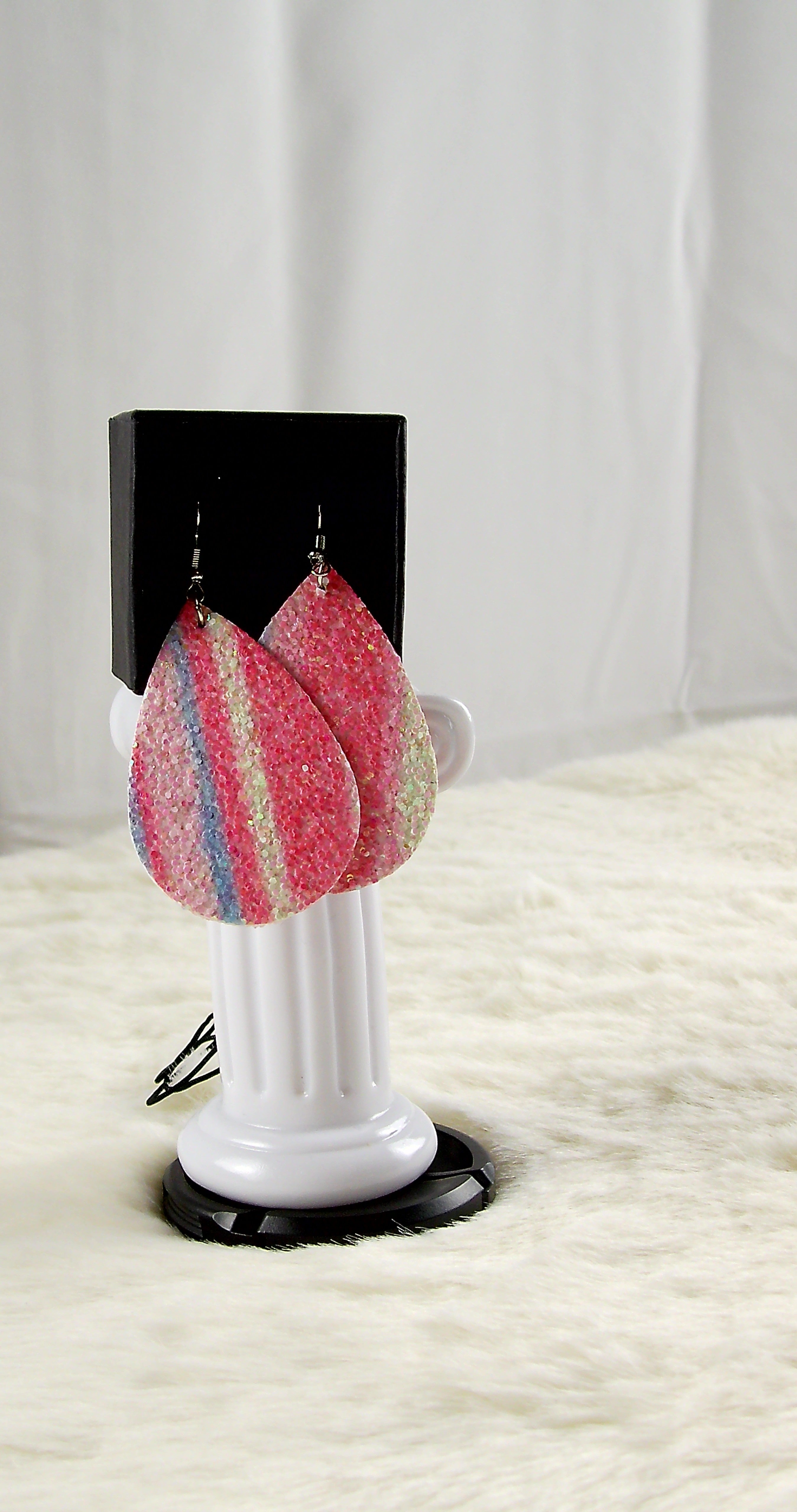 Oorbellen druppel regenboog