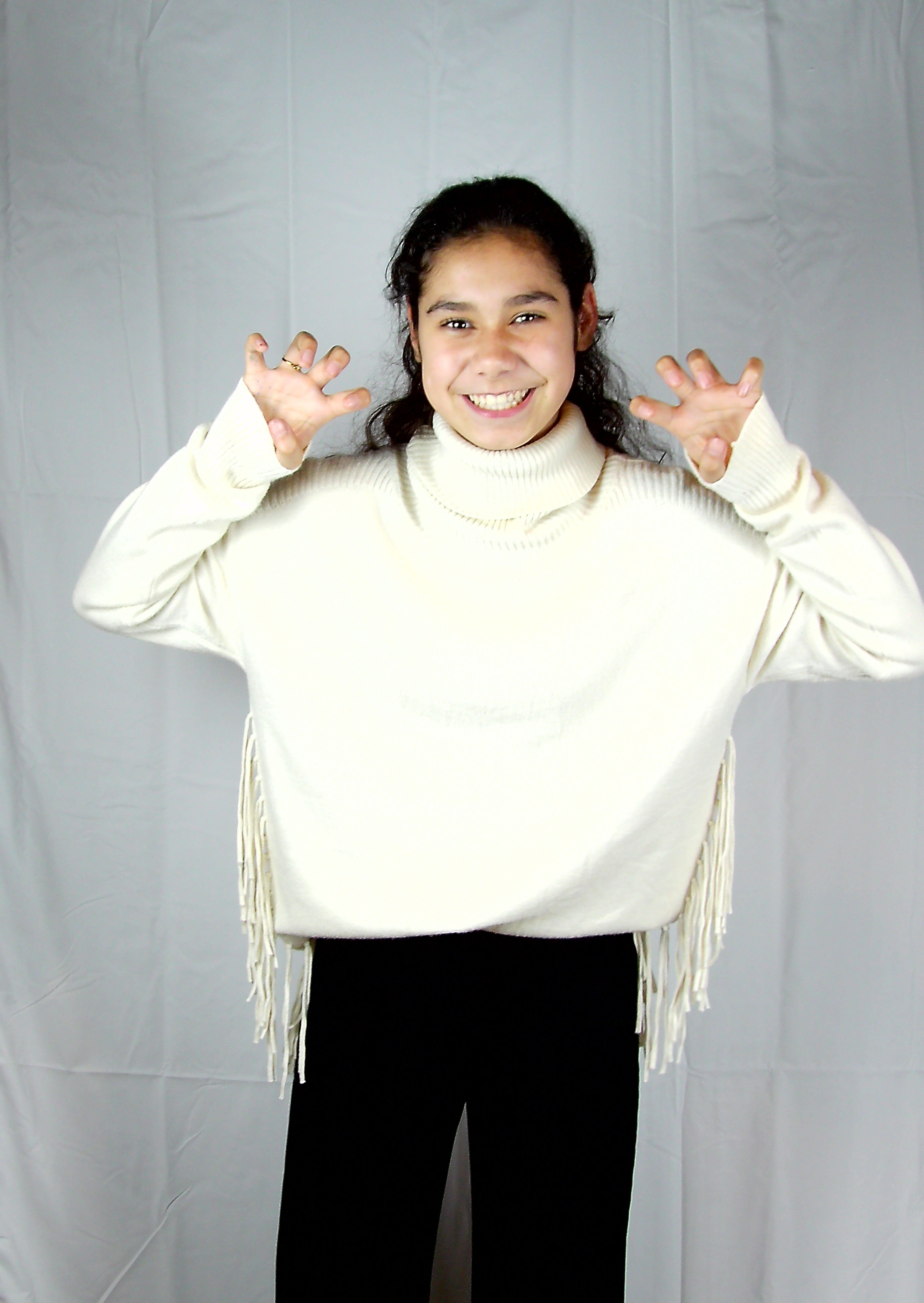 Coltrui met Fringe Details – Wit