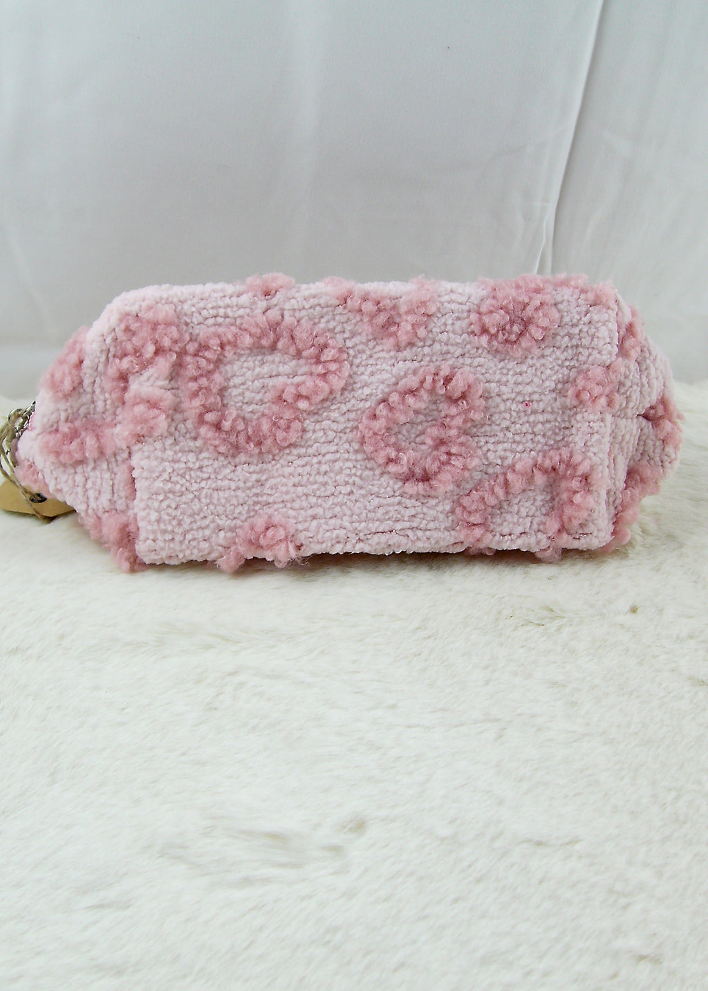 Superzachte Make-up Etui met Hartjes – Roze