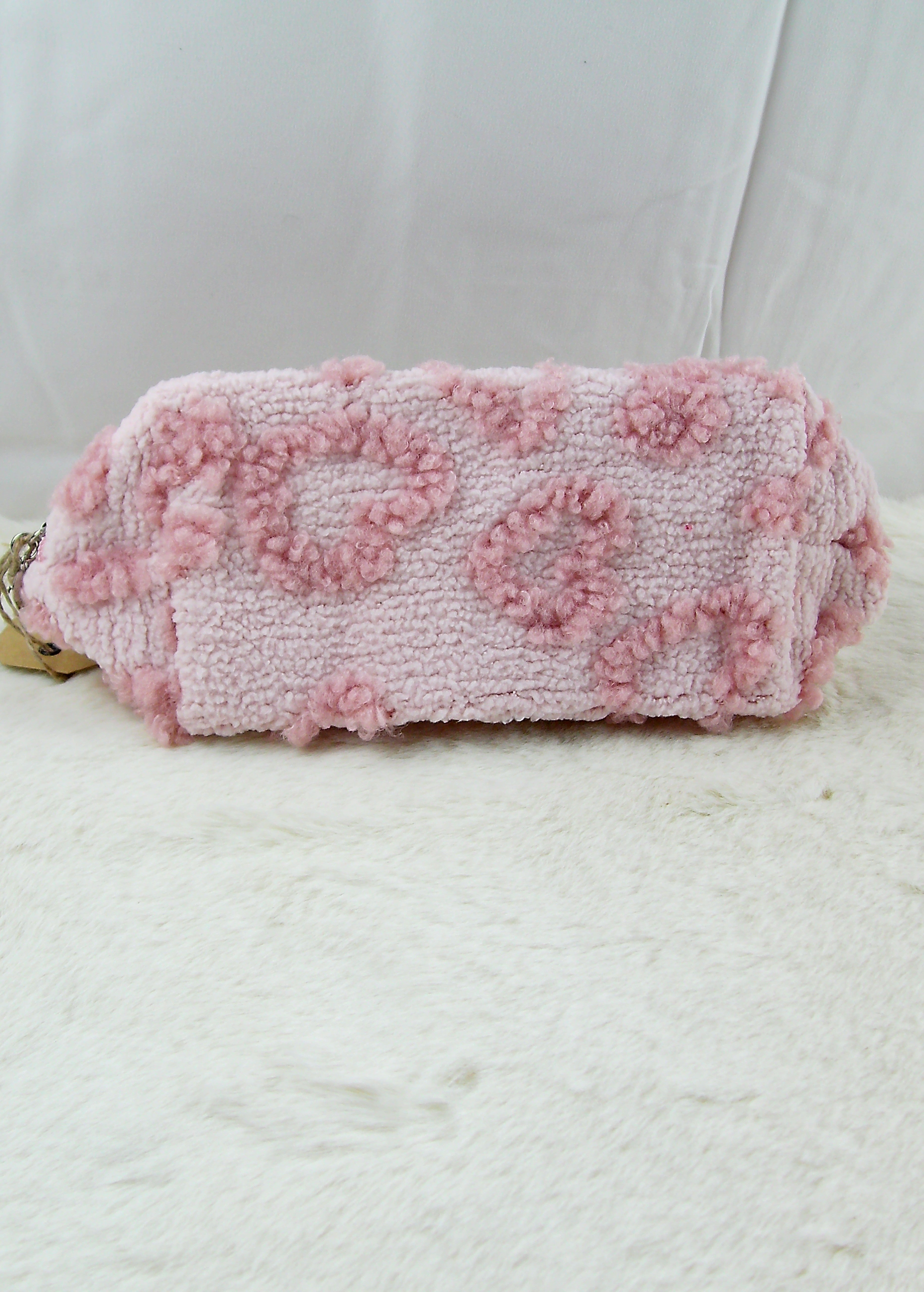Superzachte Make-up Etui met Hartjes – Roze