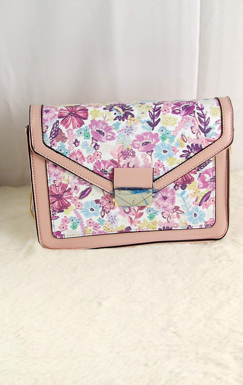Floral Blossom Schoudertas – Roze