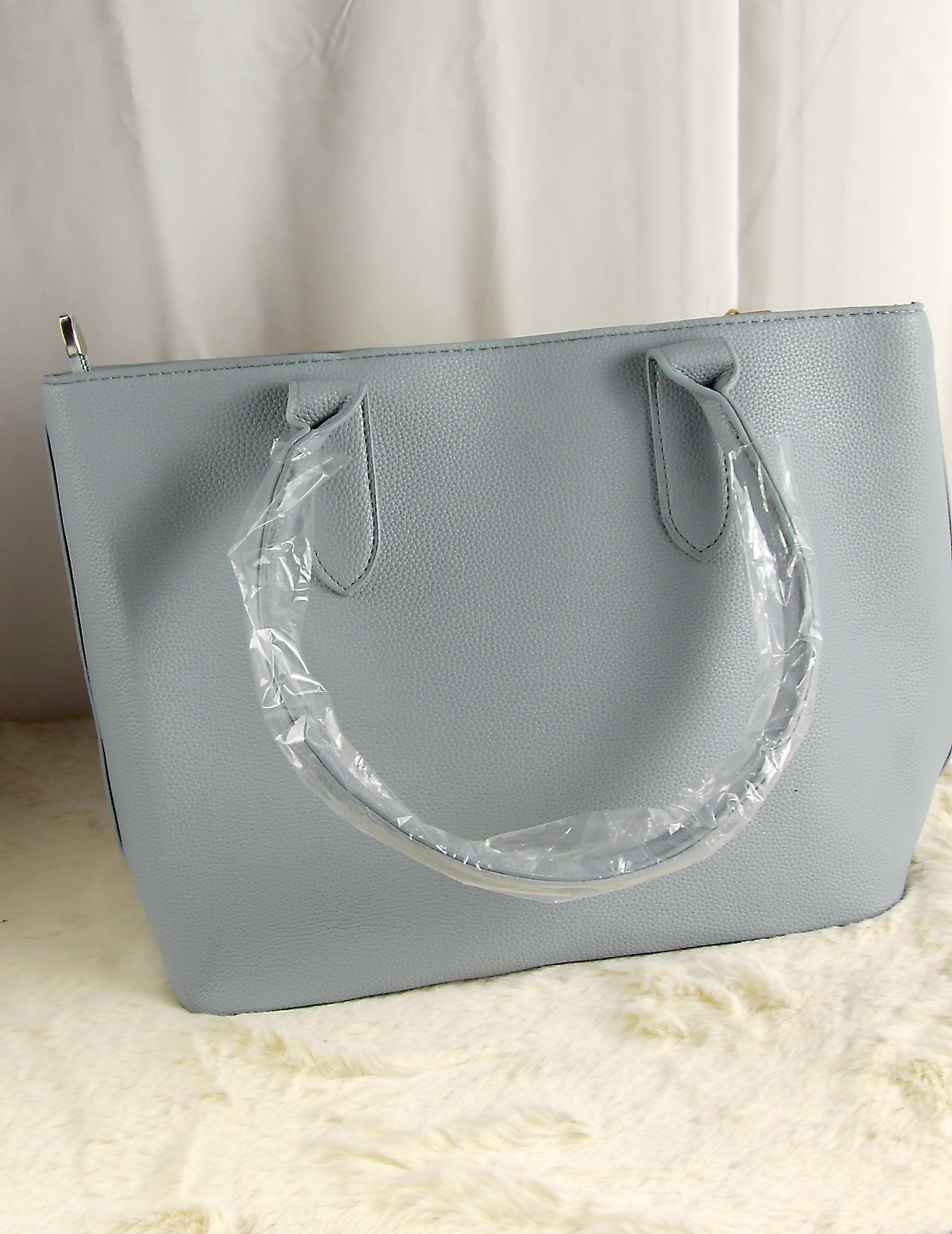 Essential Large Handbag Lichtgrijs