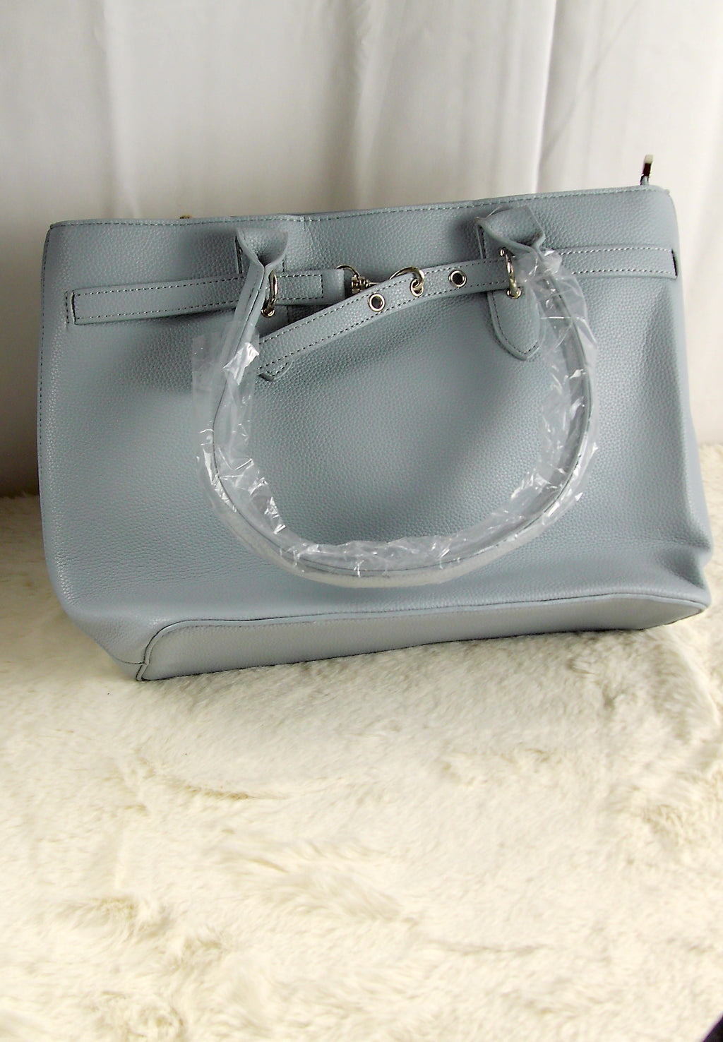 Essential Large Handbag Lichtgrijs