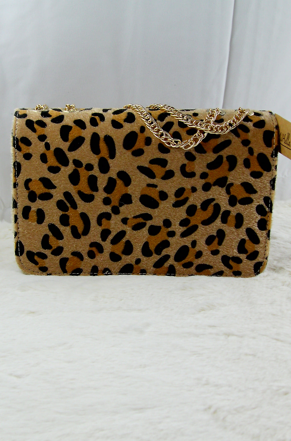Leopard Chain Bag