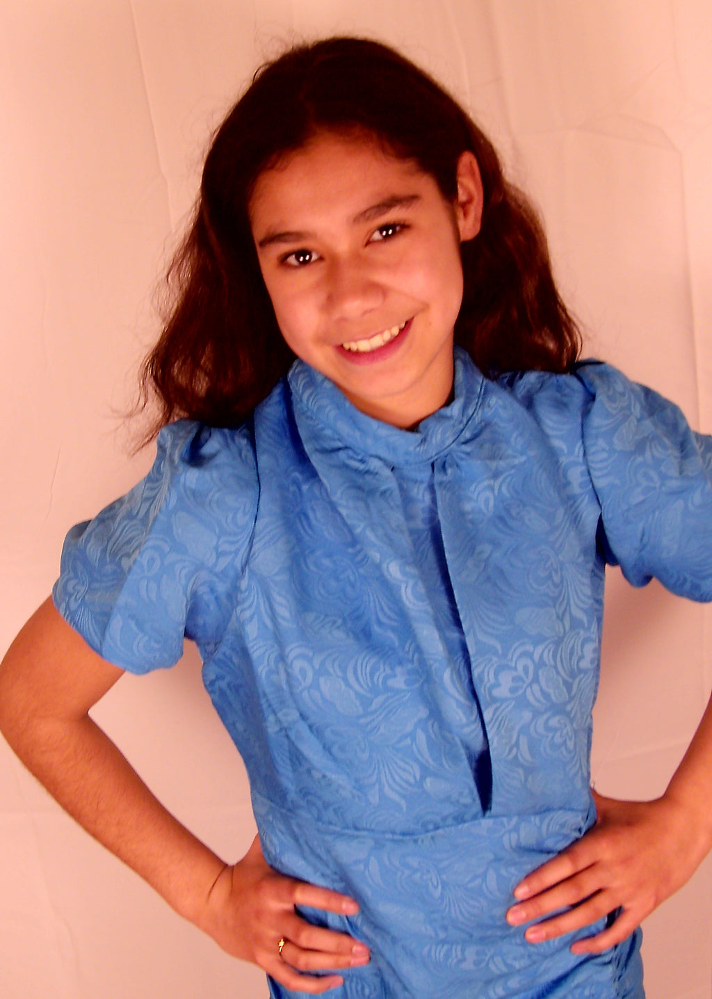 Elegante jurk blauw