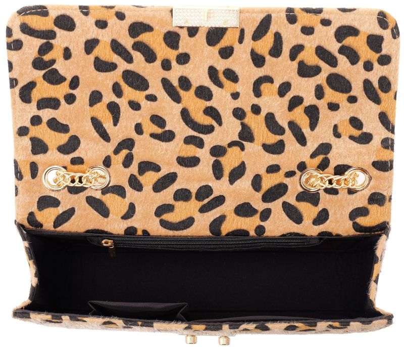 Leopard Chain Bag