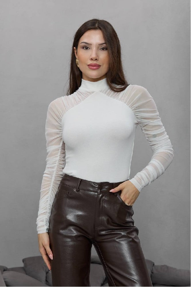 Elegante witte blouse