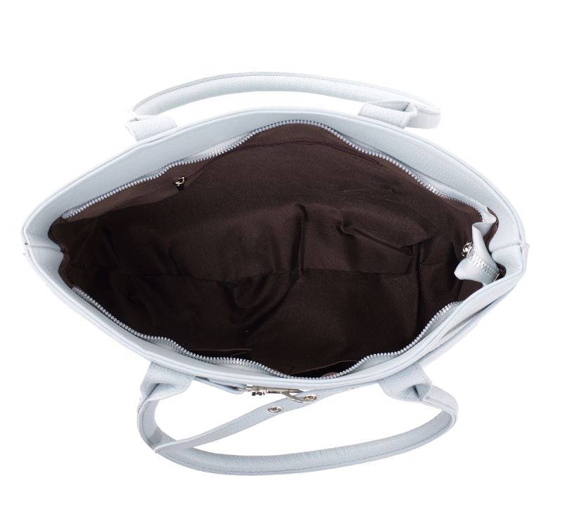 Essential Large Handbag Lichtgrijs