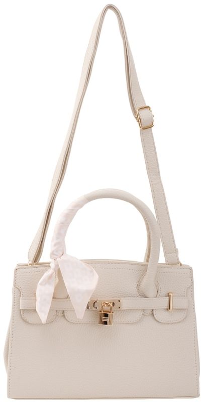 Luxe Handtas met Sjaaltje - Beige