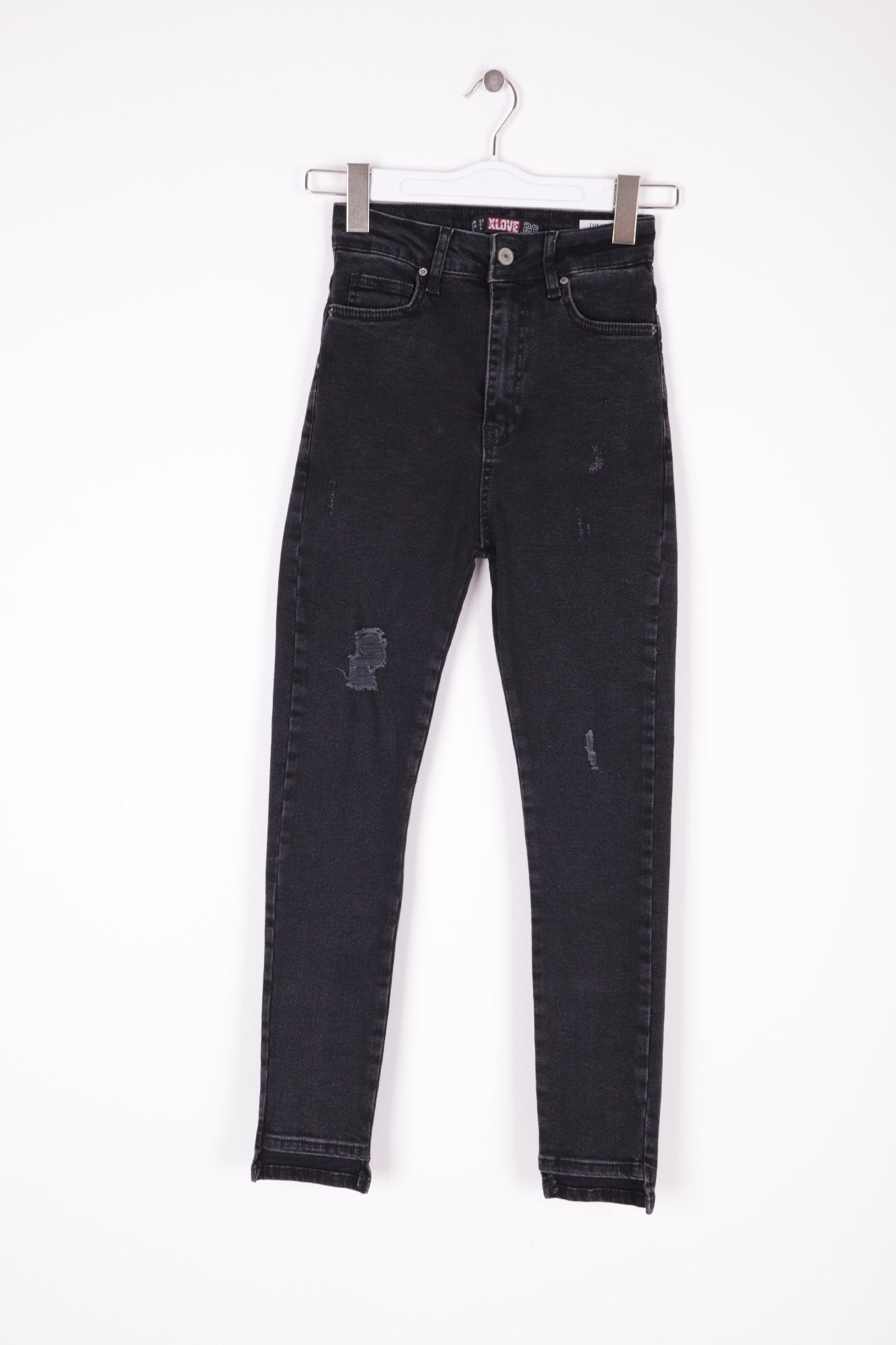 Skinny broek Antraciet